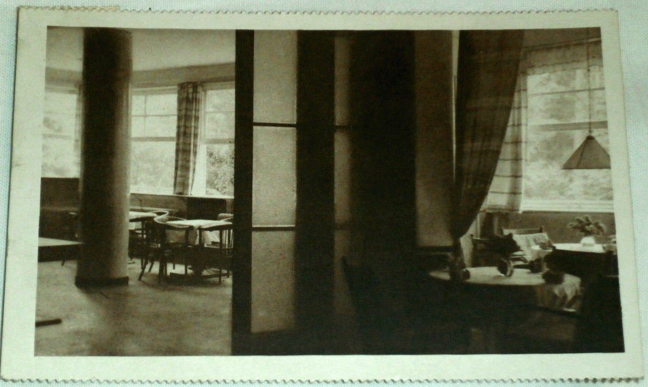 Cvikov Martinovo údolí - sanatorium ÚNP společenská místnost 1949