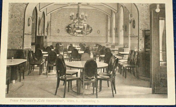 Rakousko - Wien Franz Prohaska´s Café Heinrichhof 1925