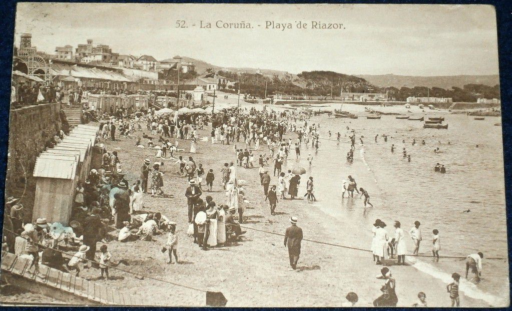 Španělsko - La Coruňa: Playa de Riazor 1930