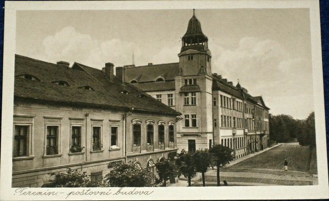 Terezín - poštovní budova 1927