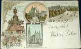 Německo - Lipsko - Leipzig litografie 1899