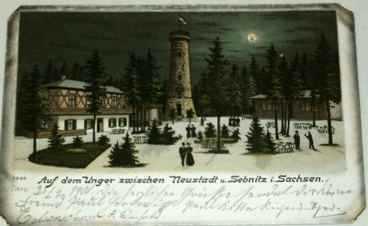 Německo - Unger zwischen Neustadt und Sebnitz 1900