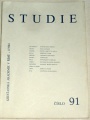 Křesťanská akademie v Římě - Studie I/1984