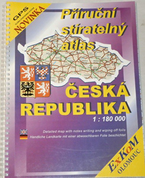 Příruční stíratelný atlas - Česká republika