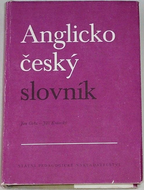 Caha Jan, Krámský Jiří - Anglicko - český slovník