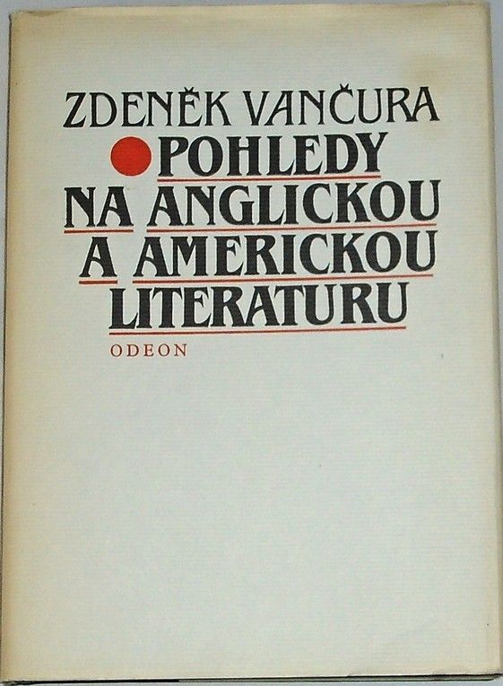Vančura Zdeněk - Pohledy na anglickou a americkou literaturu