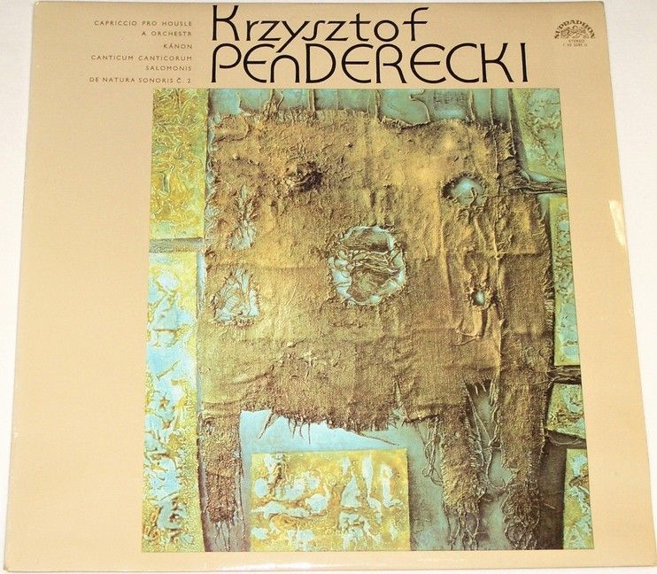LP Krzysztof Penderecki - Capriccio, Kánon, Canticum Canticorum Salomonis, De Natura Sonoris