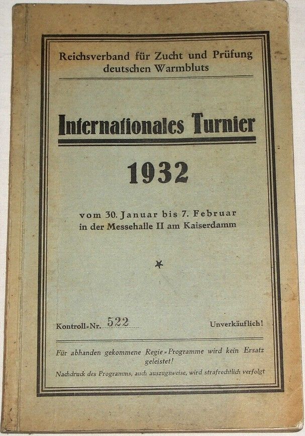 Internationales Turnier 1932