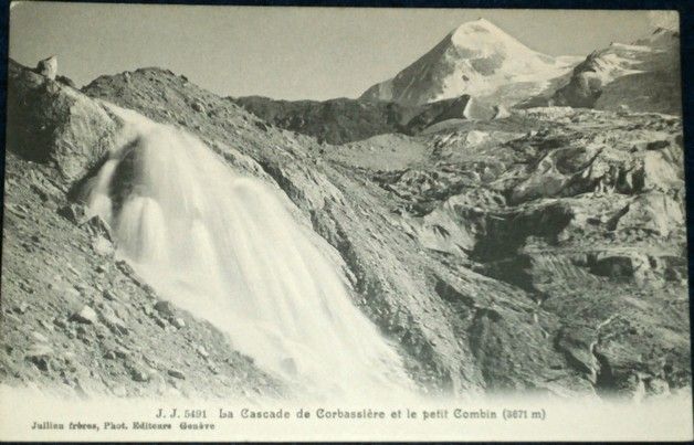 Alpy: vodopád Cascade de Corbassiére