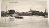 Holandsko (Netherlands): Renkum (pohled přes Rýn, lodě) cca 1920 