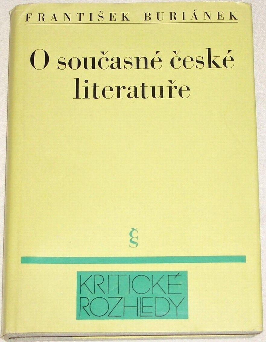 Buriánek František - O současné české literatuře