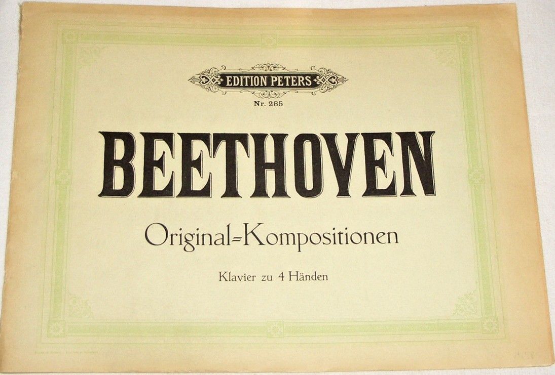 Beethoven - Original--Kompositionen (Klavier zu 4 Händen)