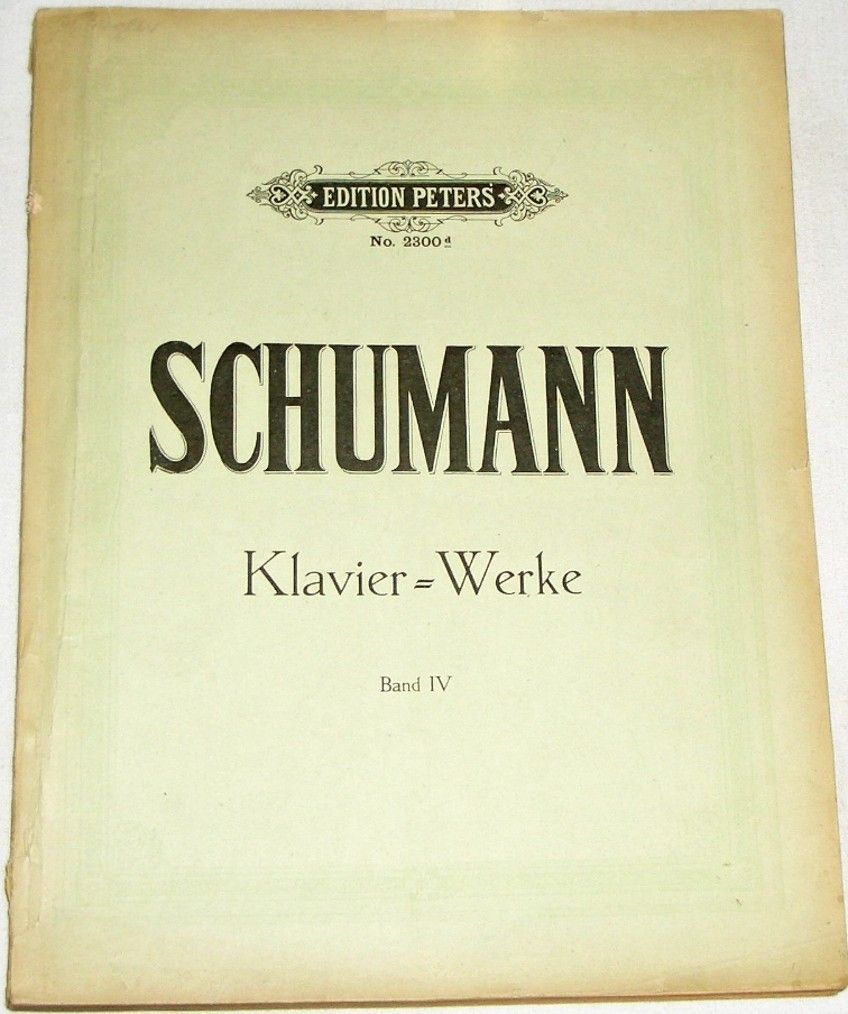 Schumann - Klavier Werke Band II.