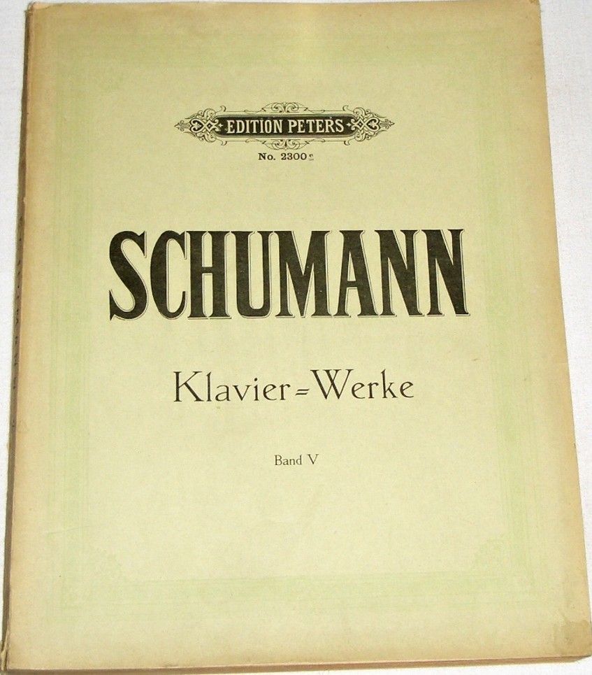 Schumann - Klavier Werke Band V.