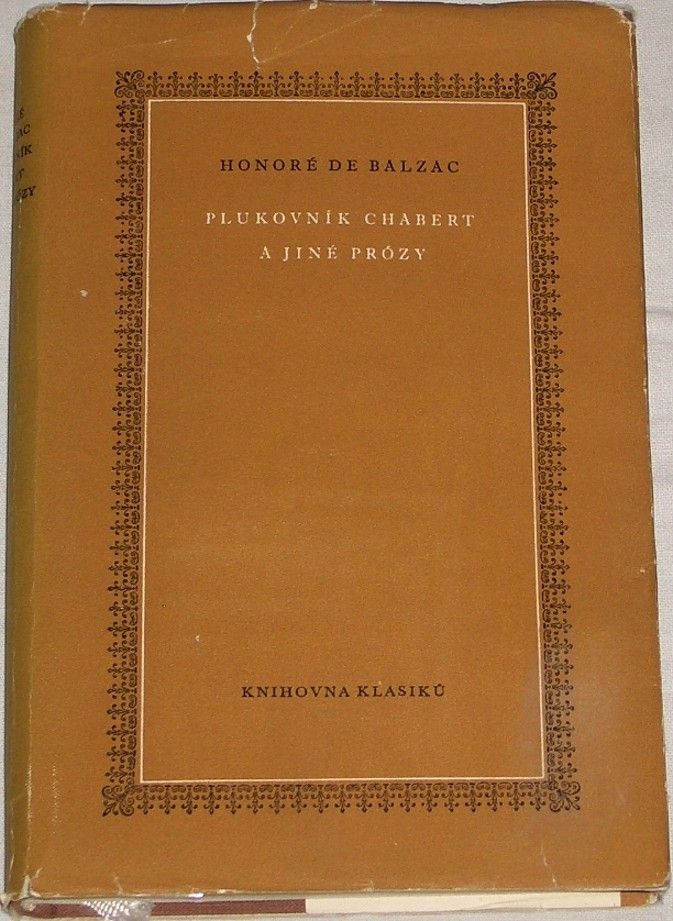 Balzac Honore de - Plukovník Chabert a jiné prózy