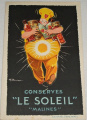 reklamní pohlednice  Conserves "LE SOLEIL" Malines
