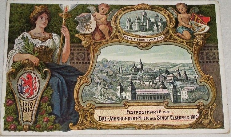 Německo Elberfeld: Drei Jahrhundert Feier 1910