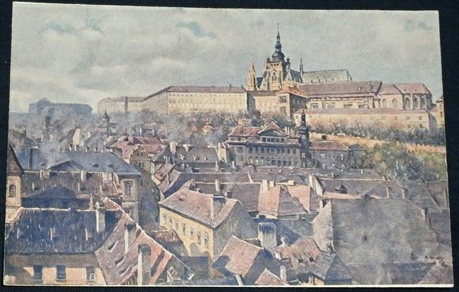 Praha pohled na Hradčany