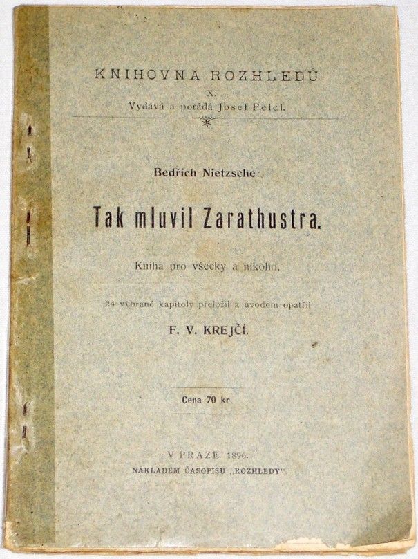 Nietzsche - Tak mluvil Zarathustra