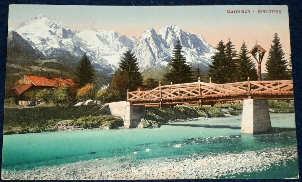 Německo: Garmisch Kreuzsteg 1913