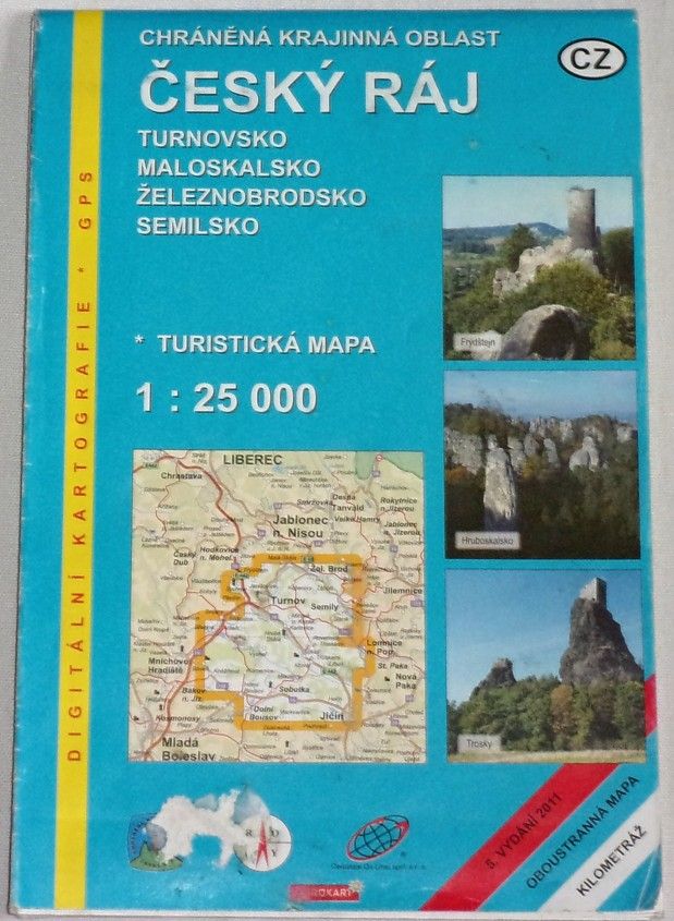 CHKO Český ráj (Turistická mapa 1: 25 000)