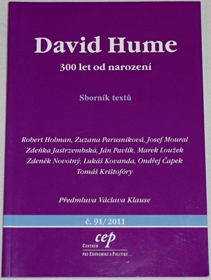 Hume David - 300 let od narození