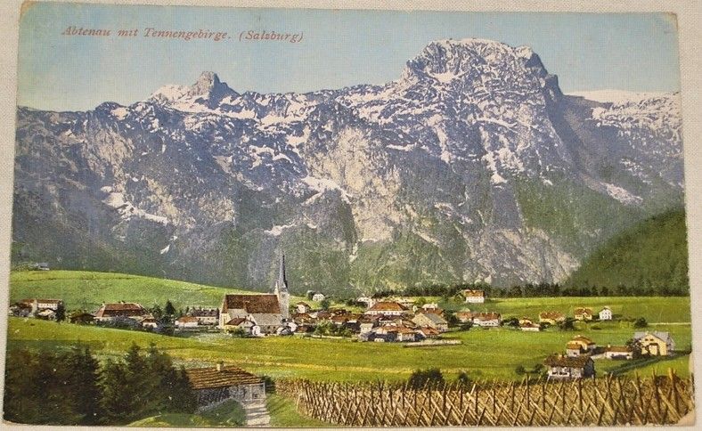 Rakousko: Abtenau mit Tennengebirge (Salzburg)