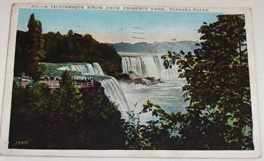 USA, Niagarské vodopády 1928