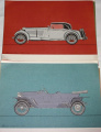 Mercedes Benz 1894-1938 soubor 12ti grafických listů (Wagen die Geschichte machten)