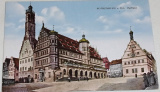 Německo: Rothenburg, radnice (Bavorsko), cca 1925