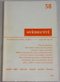 Svědectví č. 58/1979, ročník XV.