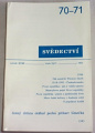 Svědectví č. 70-71/1983, ročník XVIII.