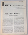 Listy č. 3-4/1980, ročník X.