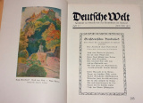 Deutscher Welt 6,7 / 1925 (věstník Spolku pro němectví v zahraničí)