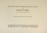 Eine Ornamentfolge von Johann Heel