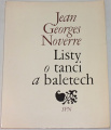 Noverre Jean Georges - Listy o tanci a baletech