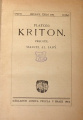 Platon - Kriton, Hostina