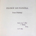 Dubský Ivan - Filosof Jan Patočka