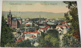 Teplice (Teplitz Schönau) celkový pohled z Královské výšiny, 1912