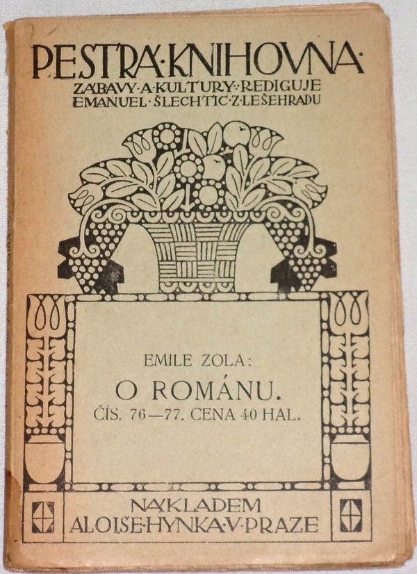 Zola Emile - O románu