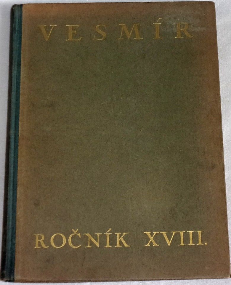 Vesmír, ročník XVIII. 1939-1940