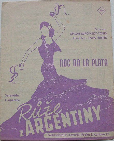 Noc na La Plata: serenáda z operety Růže z Argentiny