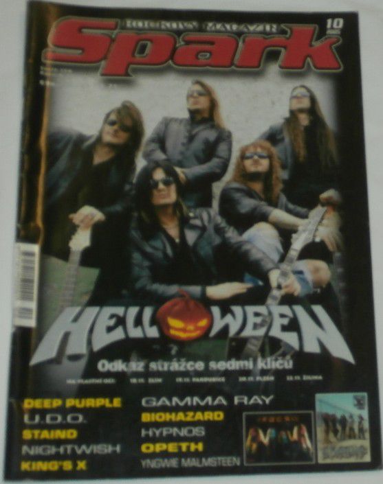 Spark - rockový magazín č. 10/2005 / sešit 148, ročník 14/