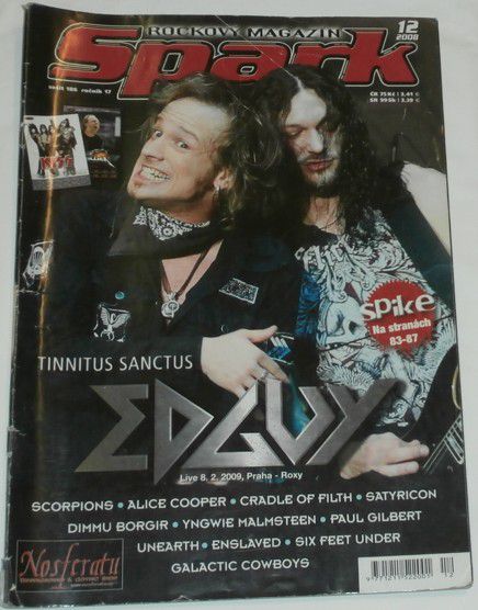 Spark - rockový magazín č. 12/2008 sešit 186, ročník 17/