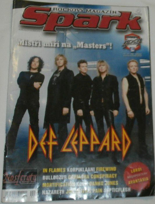 Spark - rockový magazín č. 4/2008 / sešit 178, ročník 17/