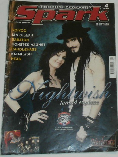 Spark - rockový magazín č. 4/2009 / sešit 190, ročník 18/