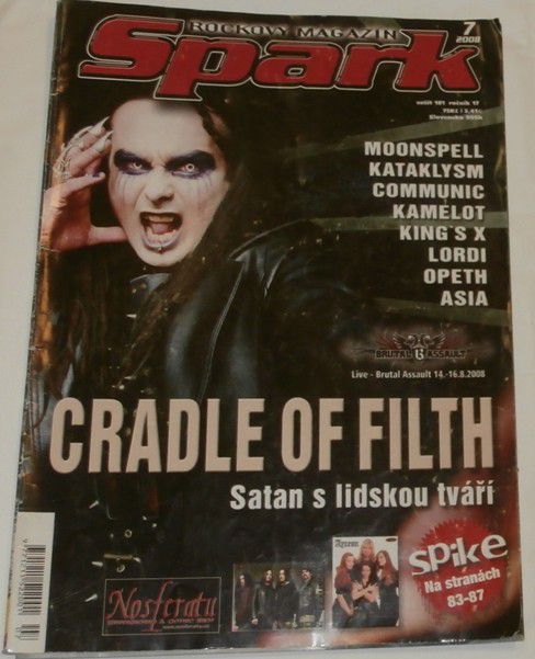 Spark - rockový magazín č. 7/2008 / sešit 181, ročník 17/