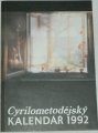 Cyrilometodějský kalendář 1992