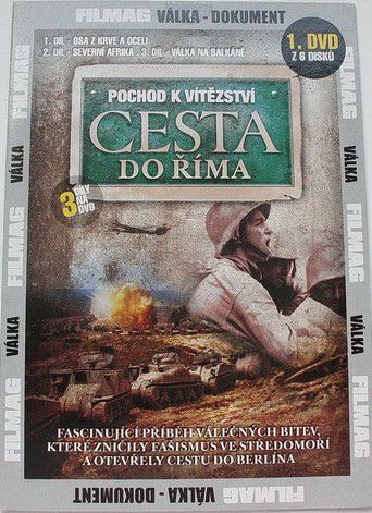 DVD Cesta do Říma 1-3 díl (válečný dokument)