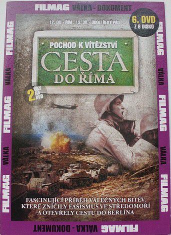 DVD Cesta do Říma 12+13 díl (válečný dokument)
